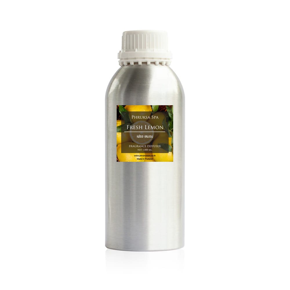 ก้านไม้หอมปรับอากาศ PHRUKSA SPA รีฟิล ขนาด 1000 มล. กลิ่น FRESH LEMON
